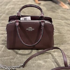 Brand new COACH PURSE MAROON